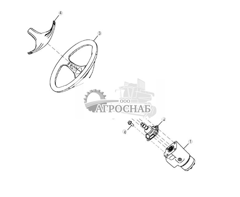 Система рулевого управления, стандартные органы управления - ST3405 124.jpg